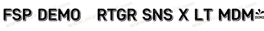 FSP DEMO   rtgr Sns x lt Mdm字体转换